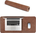 Top Grain Leather Extended Mouse Pad – Large Desk Mat for Office & Gaming, Smooth Writing Surface, Non-Slip Base, Durable & Stylish Workspace Accessory