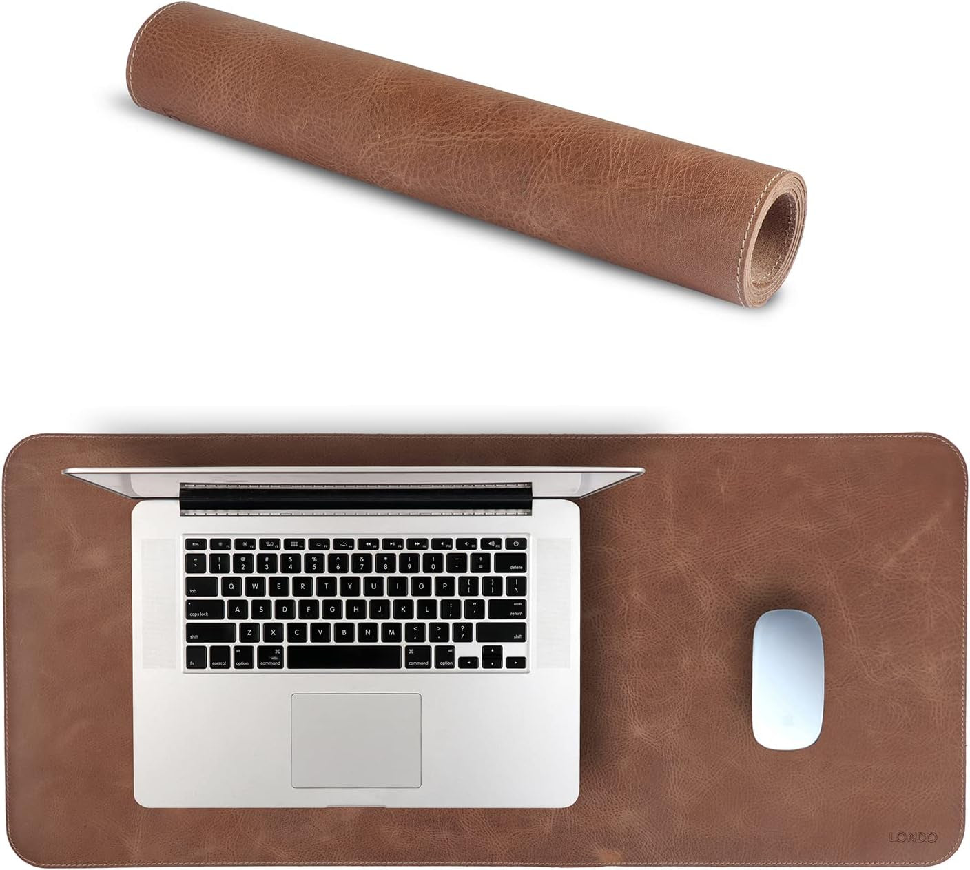Top Grain Leather Extended Mouse Pad – Large Desk Mat for Office & Gaming, Smooth Writing Surface, Non-Slip Base, Durable & Stylish Workspace Accessory