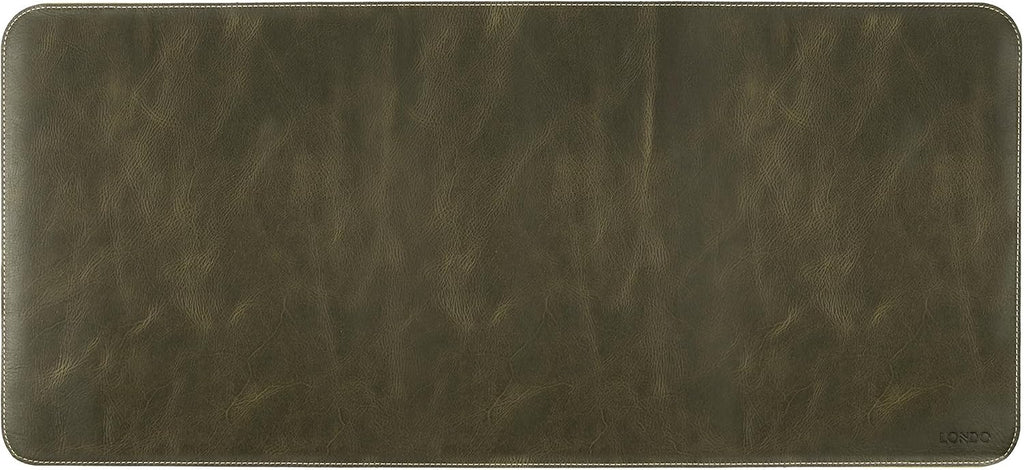 Top Grain Leather Extended Mouse Pad – Large Desk Mat for Office & Gaming, Smooth Writing Surface, Non-Slip Base, Durable & Stylish Workspace Accessory